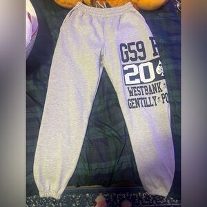 $B G59 Grey Sweatpants size M